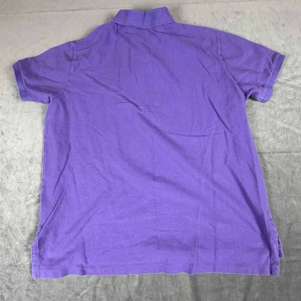 Polo Ralph Lauren Polo Shirt Mens XL Purple Cotton Custom Fit Embroidered Pony